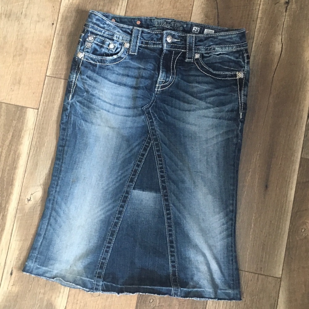 ||❌SOLD Miss Me Jean skirt💕
